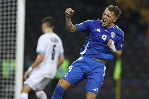 Retegui celebra un gol con Italia / Foto: Europa Press