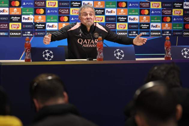 Luis Enrique Martínez rueda de prensa PSG / Foto: EFE