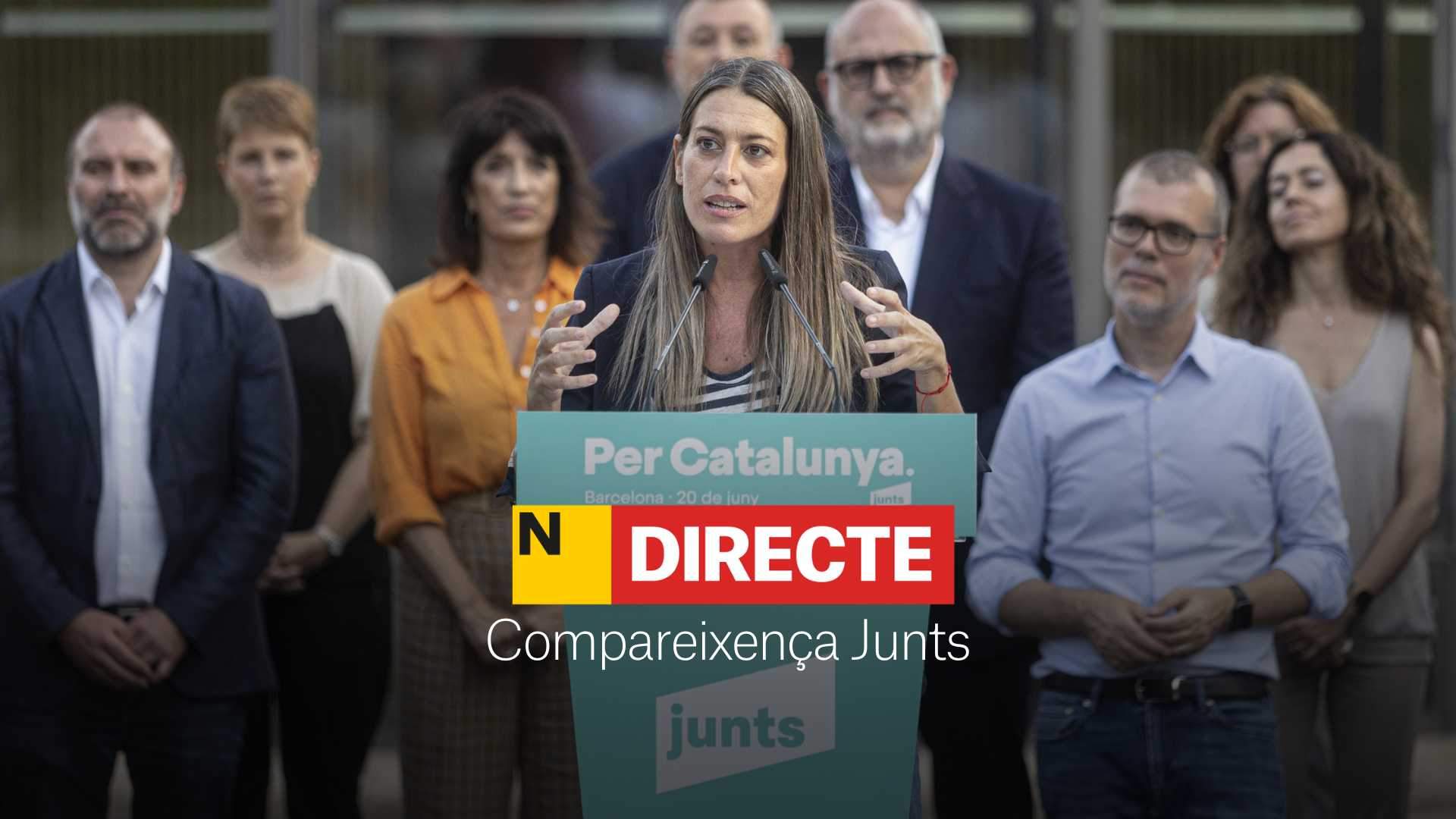 Acord Junts i govern espanyol, DIRECTE | Roda de premsa de Míriam Nogueras