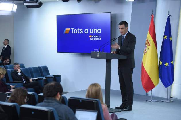 Pedro Sánchez compareix després acord amb Junts pensions Europa Press