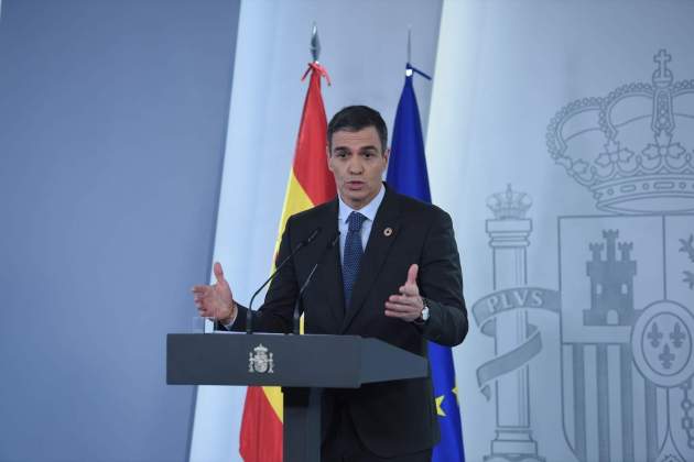 Pedro Sánchez compareix desprées acord amb Junts pensions  Europa Press