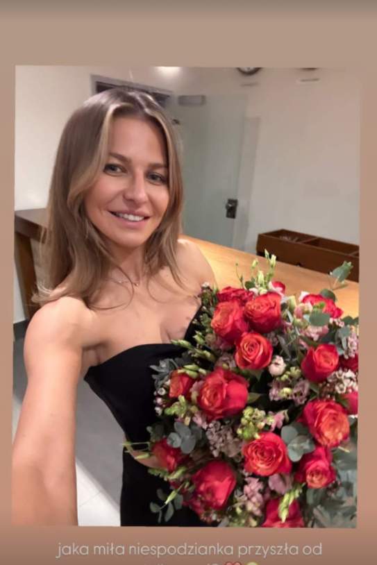 Anna Lewandowska amb el regal / Instagram Anna Lewandowska amb el regal / Instagram