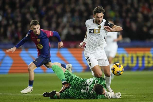 Szczesny contra el Valencia / Foto: EFE