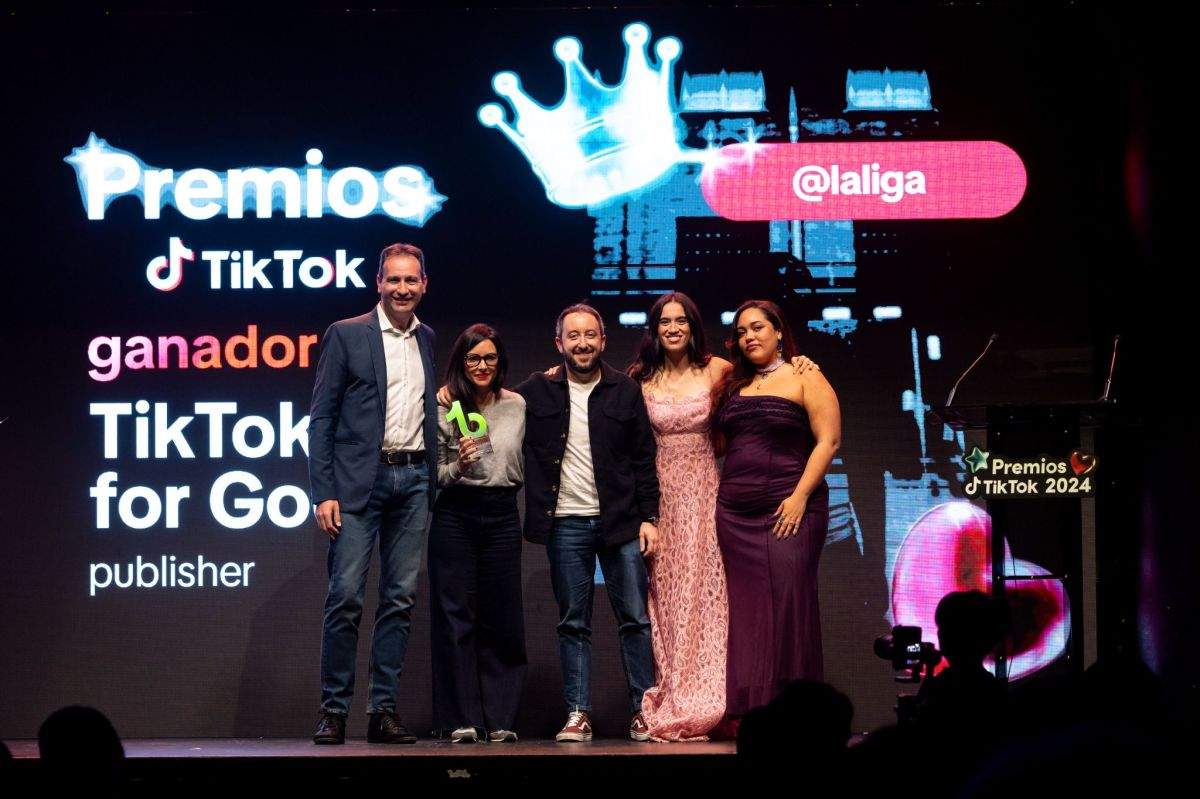 LaLiga, galardonada en los Premios TikTok por su plataforma de LaLiga VS