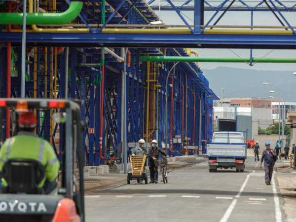 Imatge de la fábrica de Ercros en Vila seca (Tarragona)