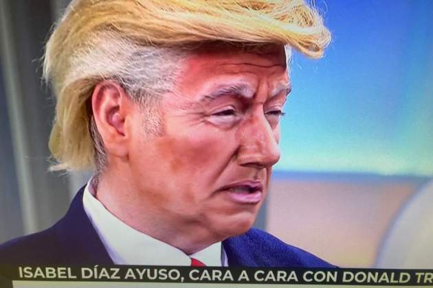 Carlos Latre com a Donald Trump Telecinco