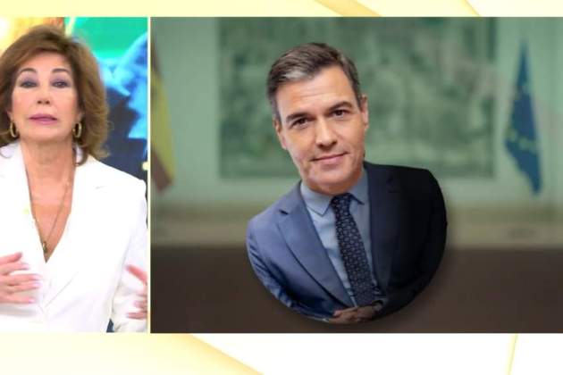 Ana Rosa Quintana i Pedro Sánchez Telecinco