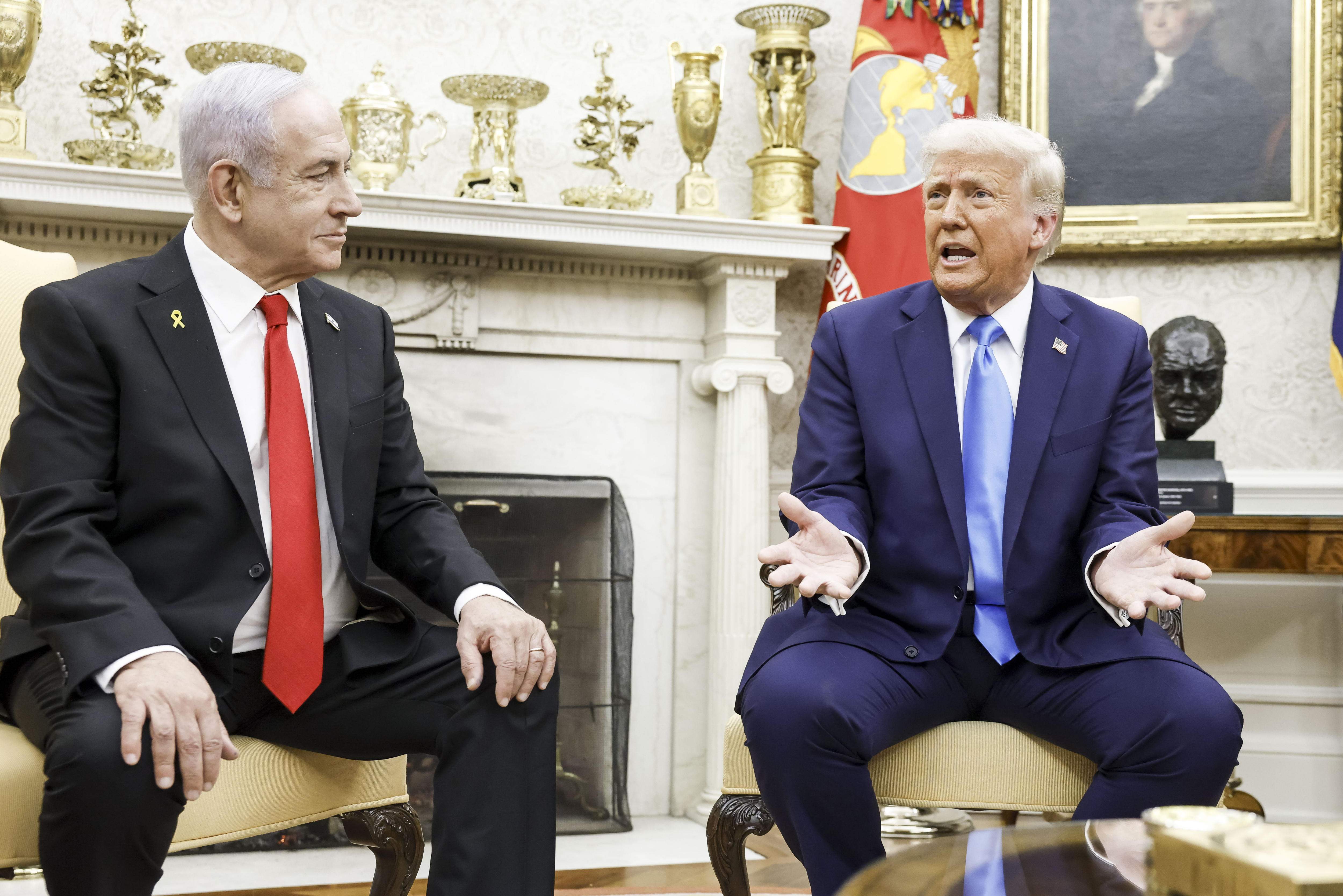 Trump diu al costat de Netanyahu que els palestins no tenen altra alternativa que marxar de Gaza