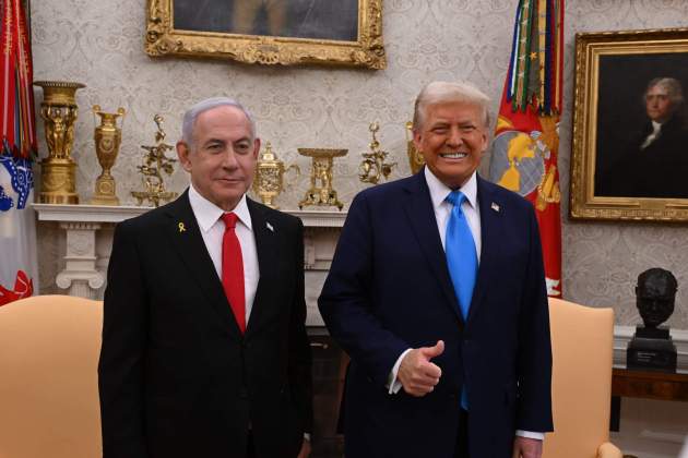 donald trump y netanyahu. europa press