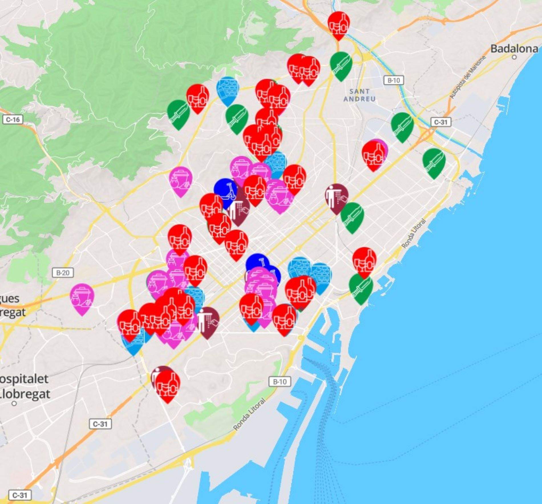 Junts presenta un mapa interactivo sobre el incivismo en Barcelona