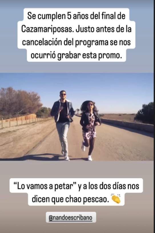 Nuria Marín recuerda Cazamariposas / Instagram Nuria Marín recuerda Cazamariposas / Instagram