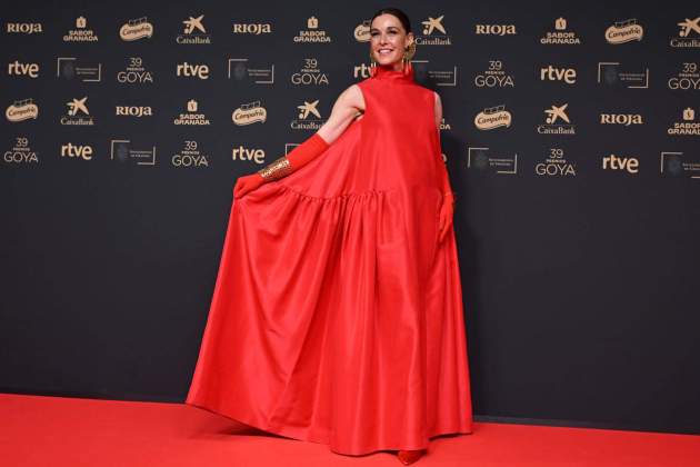 raquel sánchez silva catifa vermella goya 2025 / Foto: Efe