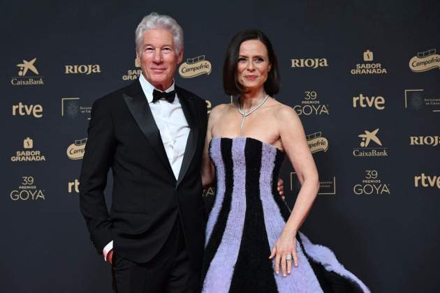 richard gere aitana sánchez gijón goya 2025 catifa / Foto: Efe