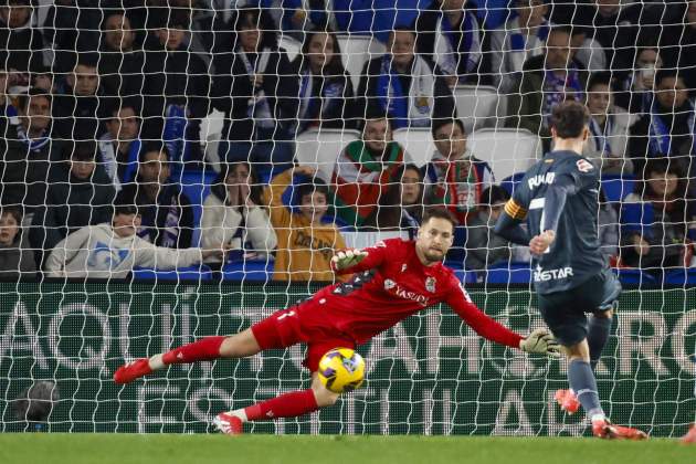 Javi Puado gol penalti Real Sociedad / Foto: EFE