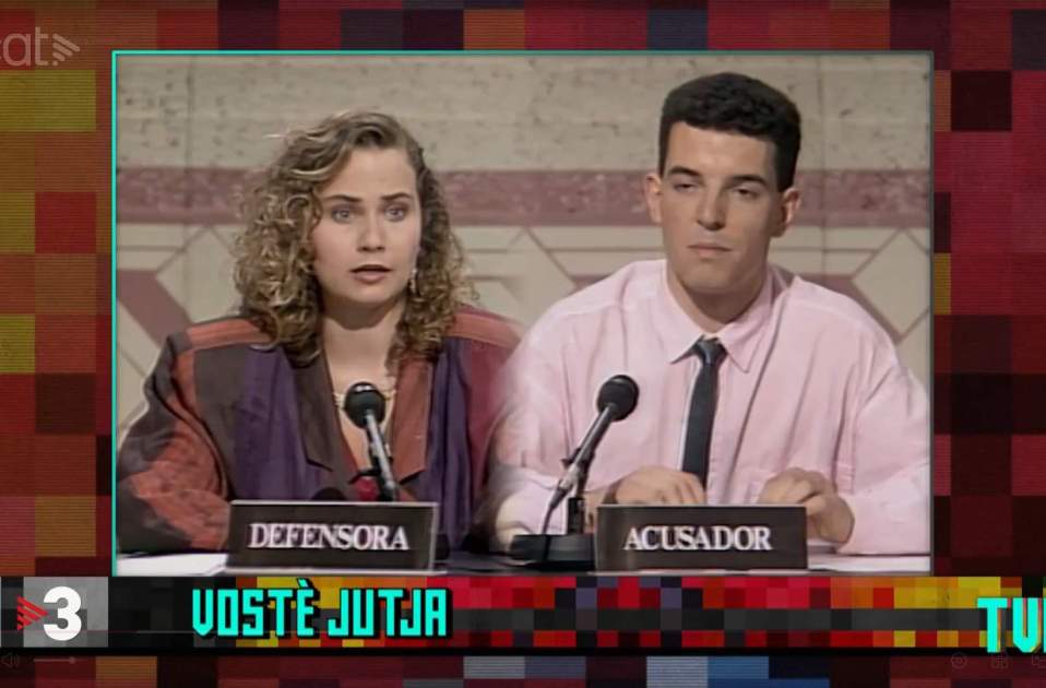 Mònica Terribas amb 19 anys al Vostè jutja, TV3