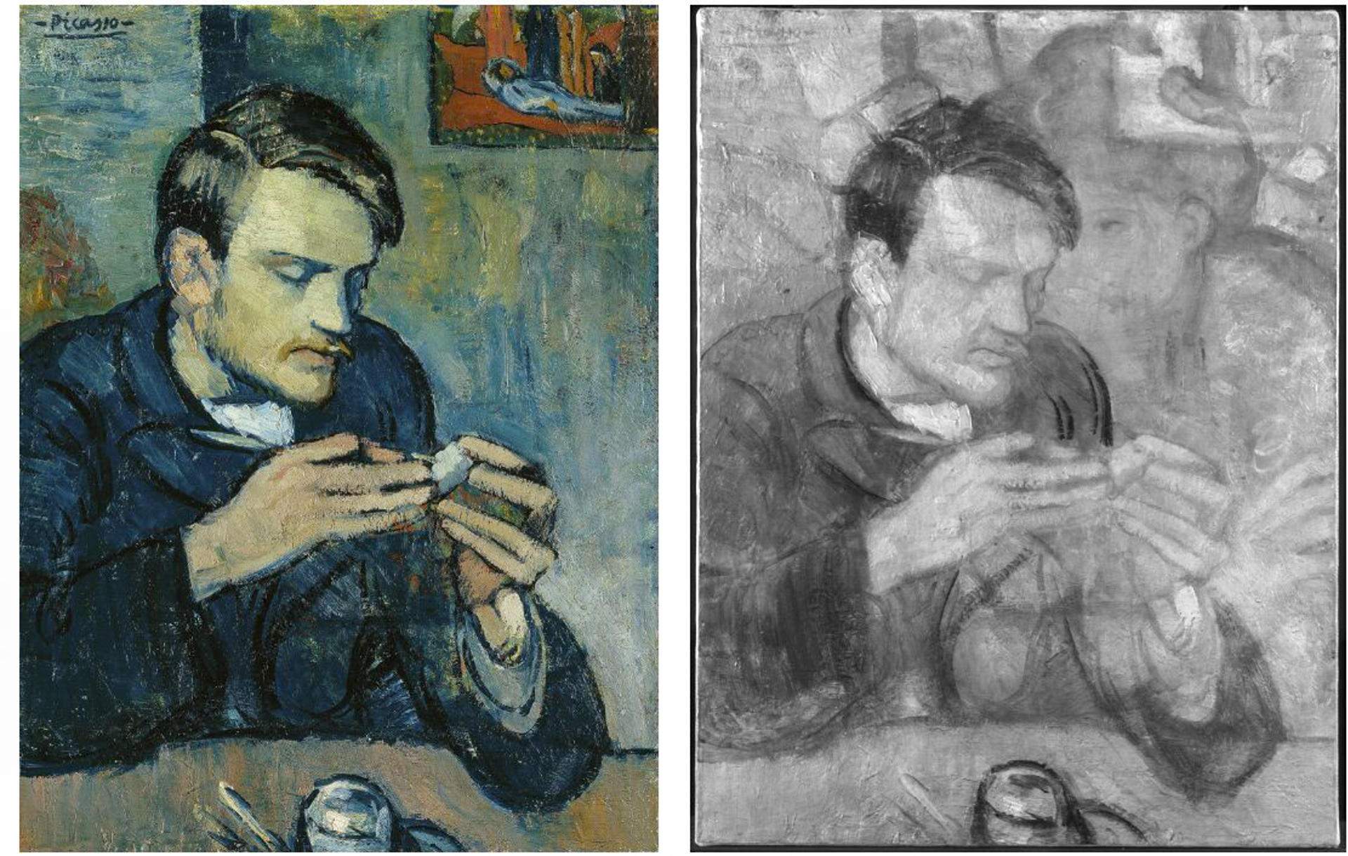 Descobreixen un retrat inèdit de Picasso ocult sota una de les seves pintures