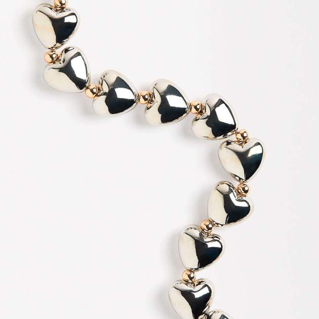 Collar Corto De Corazones