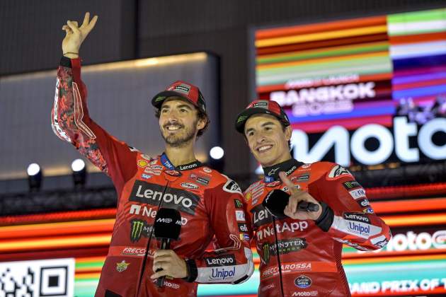 Pecco Bagnaia Marc Márquez Ducati / Foto: EFE