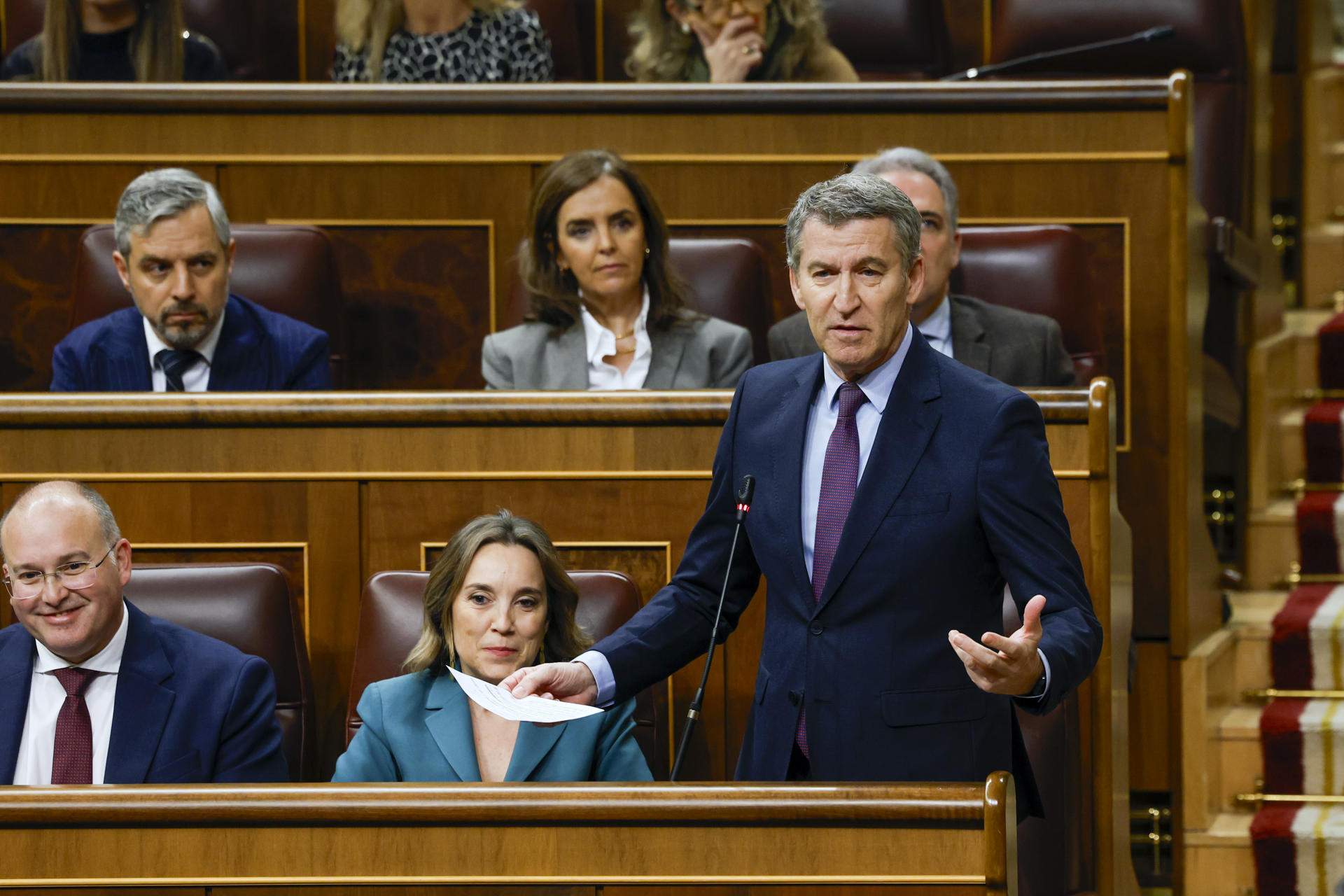 Feijóo llança un dard a Yolanda Díaz per la tributació de l’SMI: “A Iglesias no l’hi haurien colat”