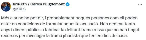 Carles Puigdemont Twitter