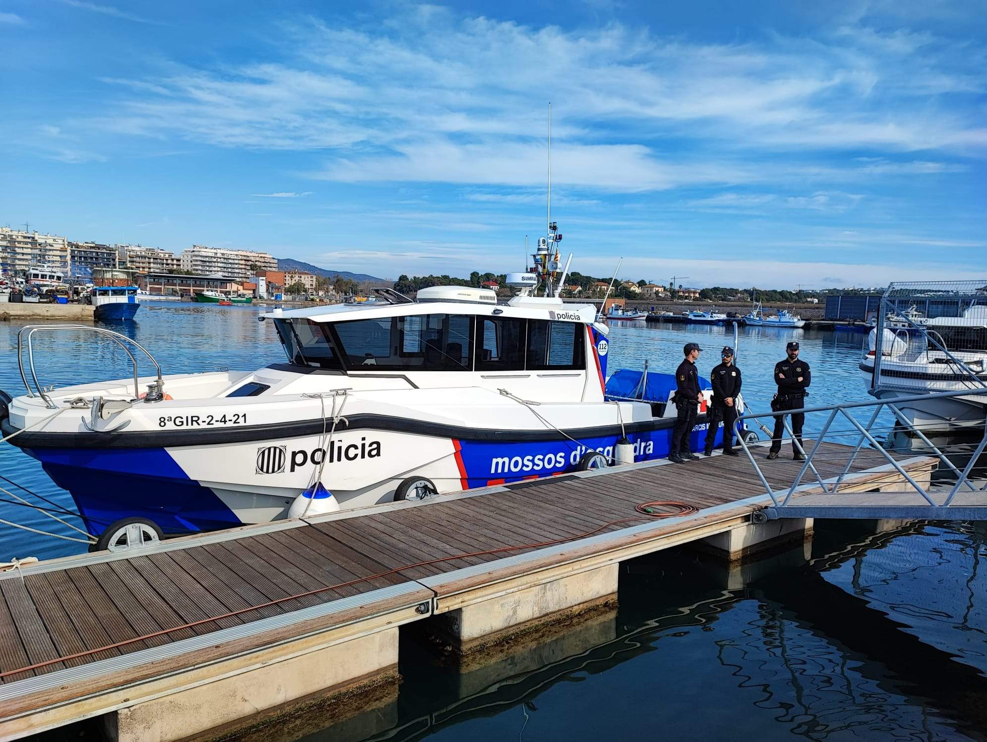 Mossos amplía la base marítima de Vilanova i la Geltrú preparando el asalto a puertos y aeropuertos