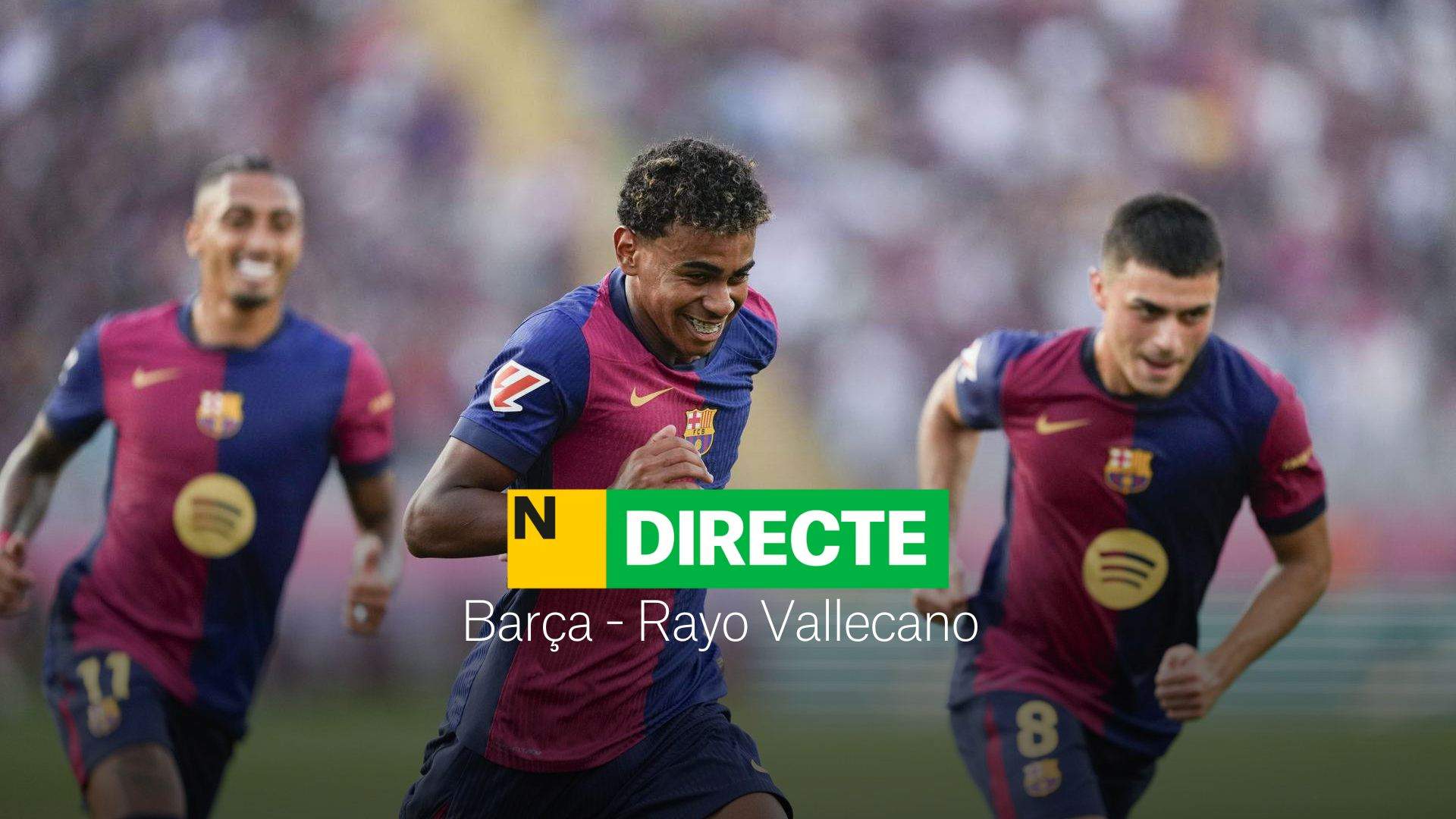 Barça - Rayo Vallecano de LaLiga EA Sports, DIRECTE | Resultat, resum i gols