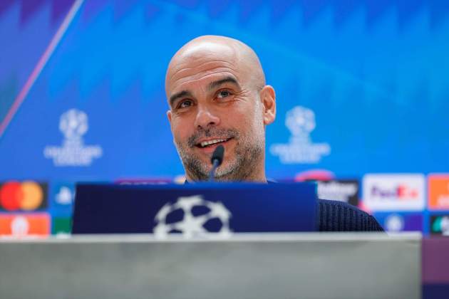 Pep Guardiola rueda de prensa Champions / Foto: Europa Press