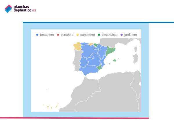 Els oficis i professions més demandades a Espanya per Comunitats Autònomes