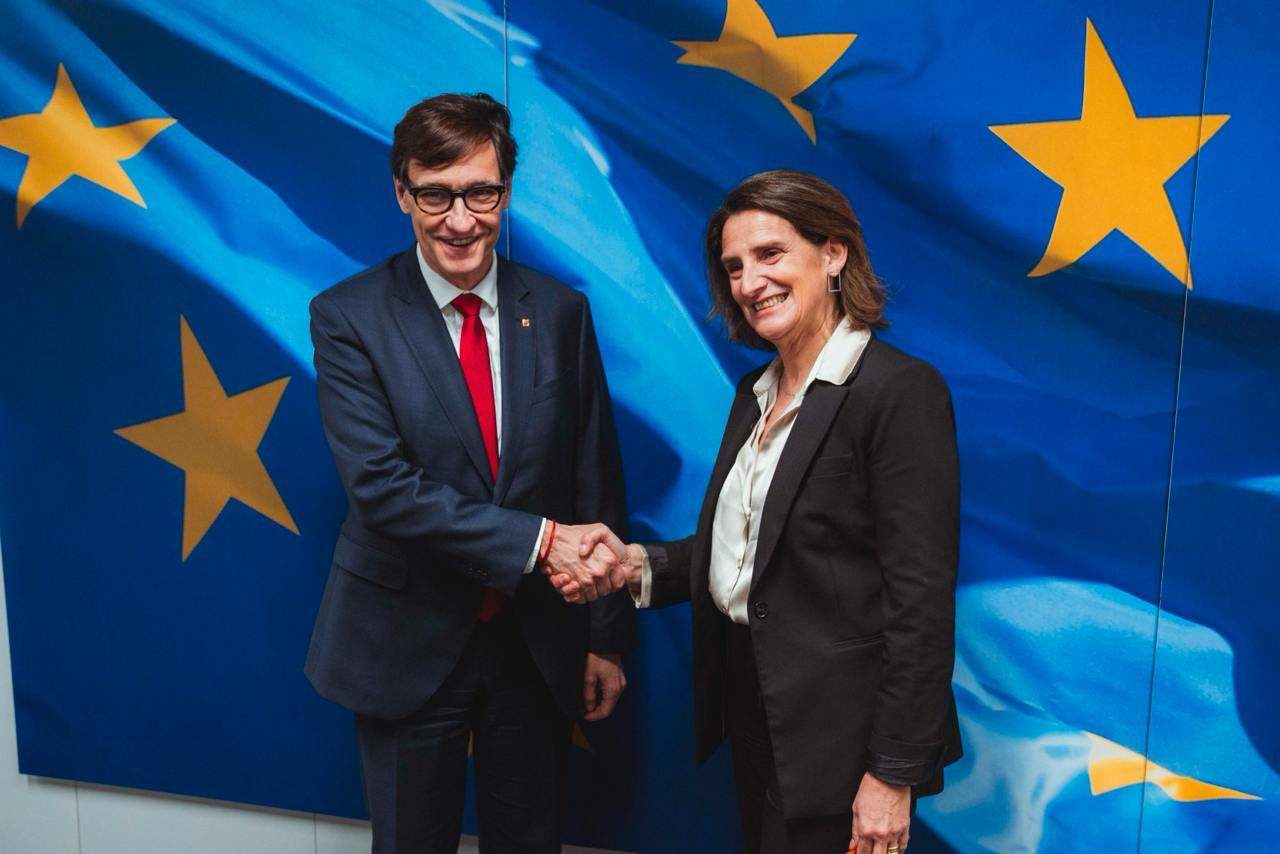 Illa i Teresa Ribera vicepresidenta de la Comissió Europea / Arnau Carbonell