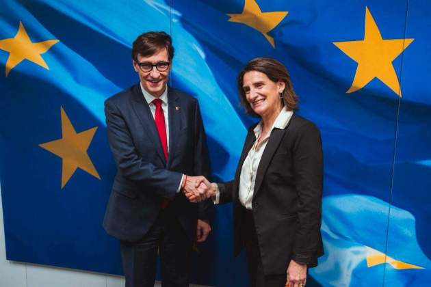 Illa i Teresa Ribera vicepresidenta de la Comissió Europea 