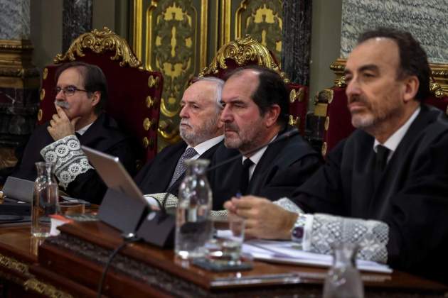 Manuel Marchena, Andrés Colom, Luciano Varela i Andrés Martínez Arrieta Suprem Europa Press