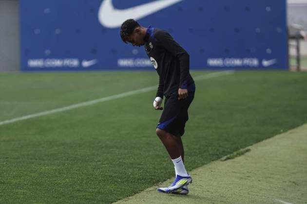 Lamine Yamal entrenament Barça Europa Press