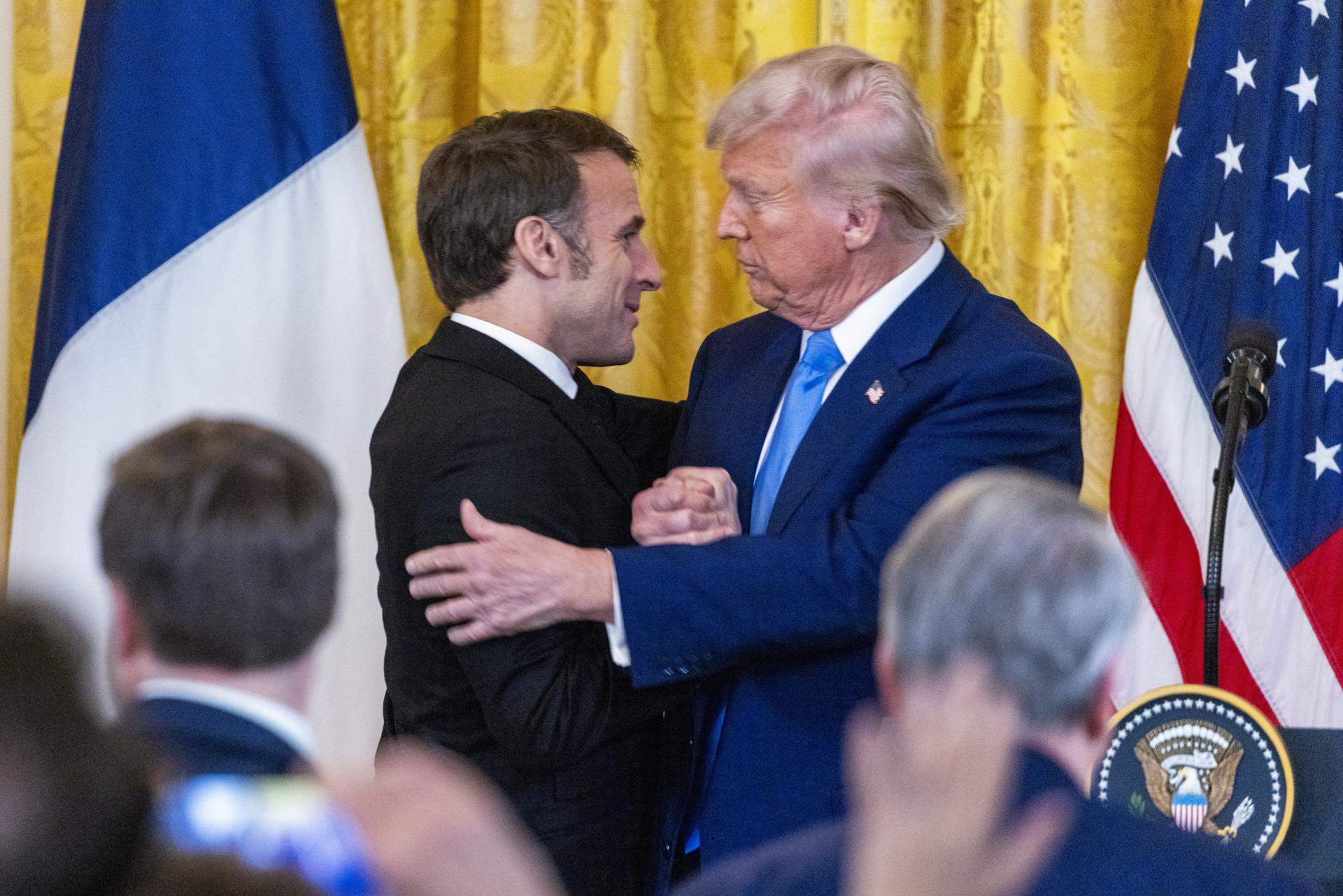 trump macron efe