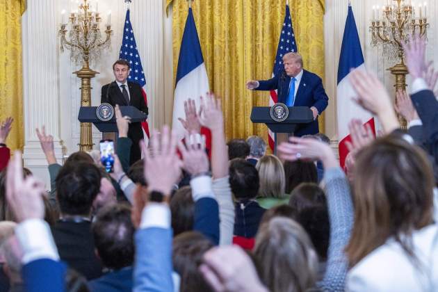 trump macron rueda de prensa efe