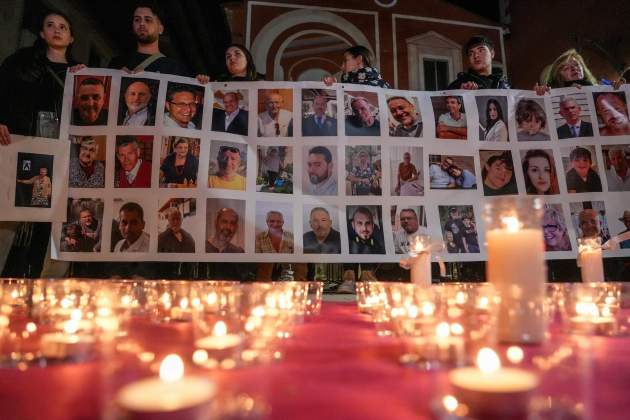 Commemoracio victimes muertos DANA Pais Valencia / Europa Press