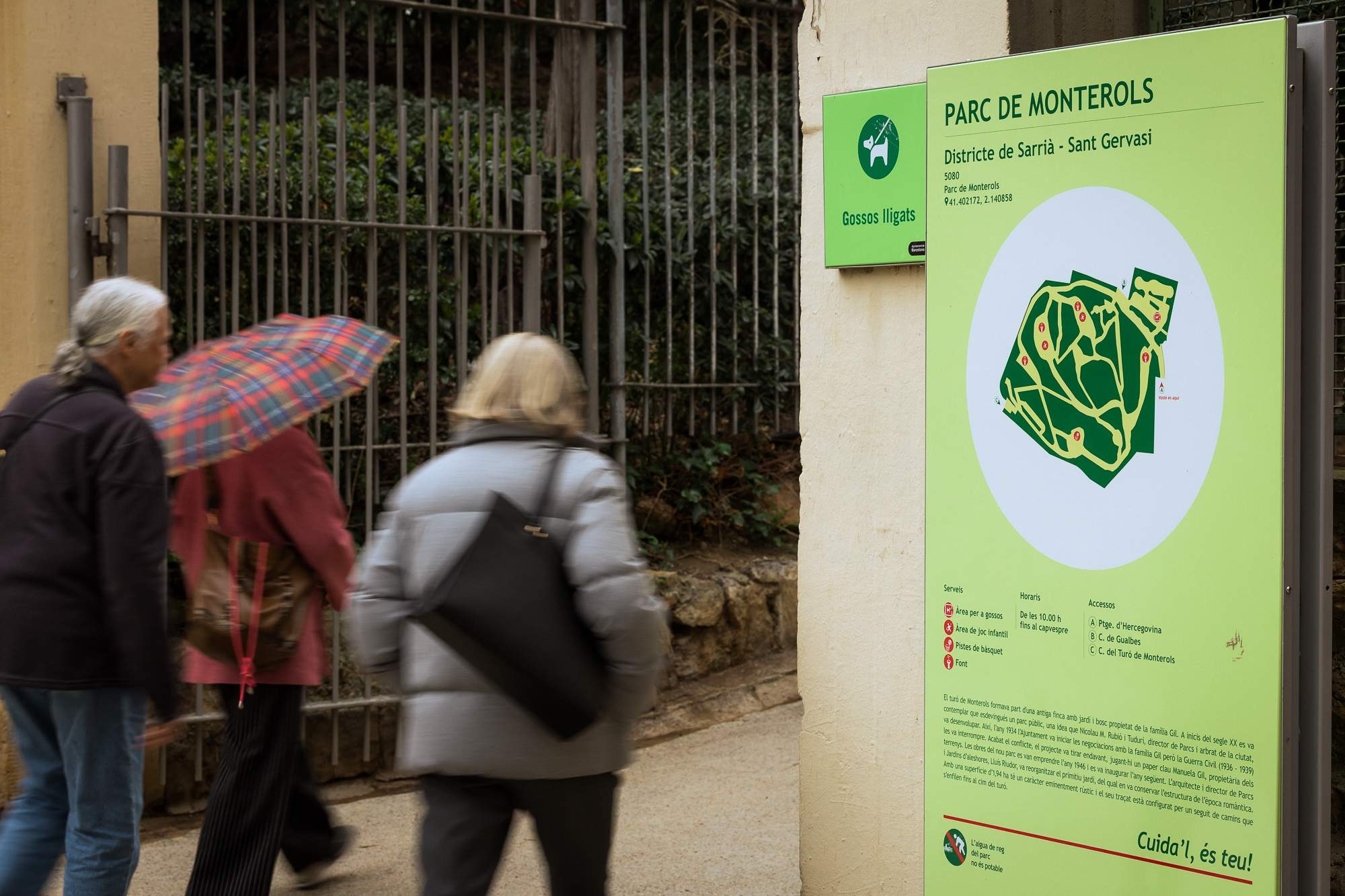 Veïns del parc de Monterols reclamen un pla director per evitar-ne la degradació: “No hi ha cap control”