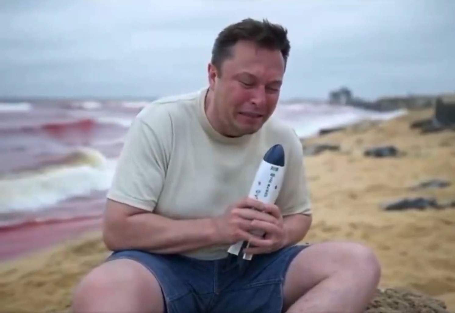 La red responde al vídeo de Trump con una demoledora playa de Gaza bañada en sangre