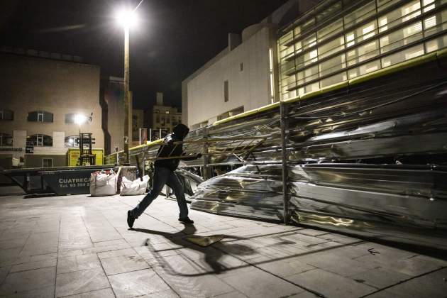 Manifestació contra l'ampliació del MACBA / Foto: Carlos Baglietto