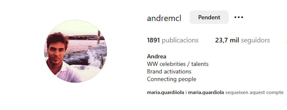 Andrea, Instagram