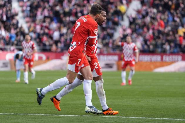 Cristhian Stuani Yangel Herrera Girona / Foto: EFE