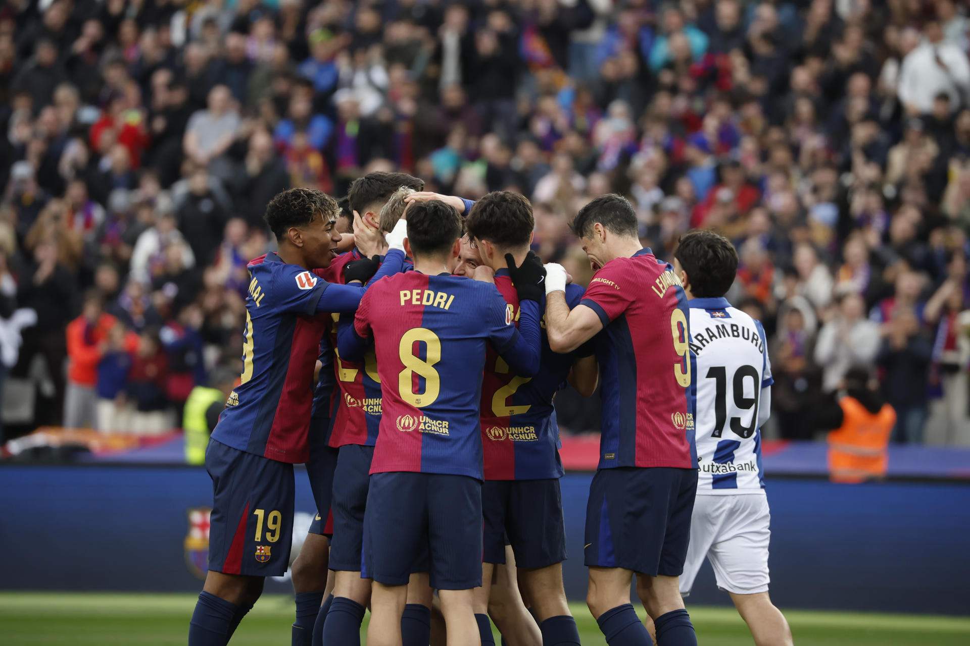 Un Barça efervescent goleja la Reial Societat (4-0) i recupera el lideratge en solitari de la Lliga