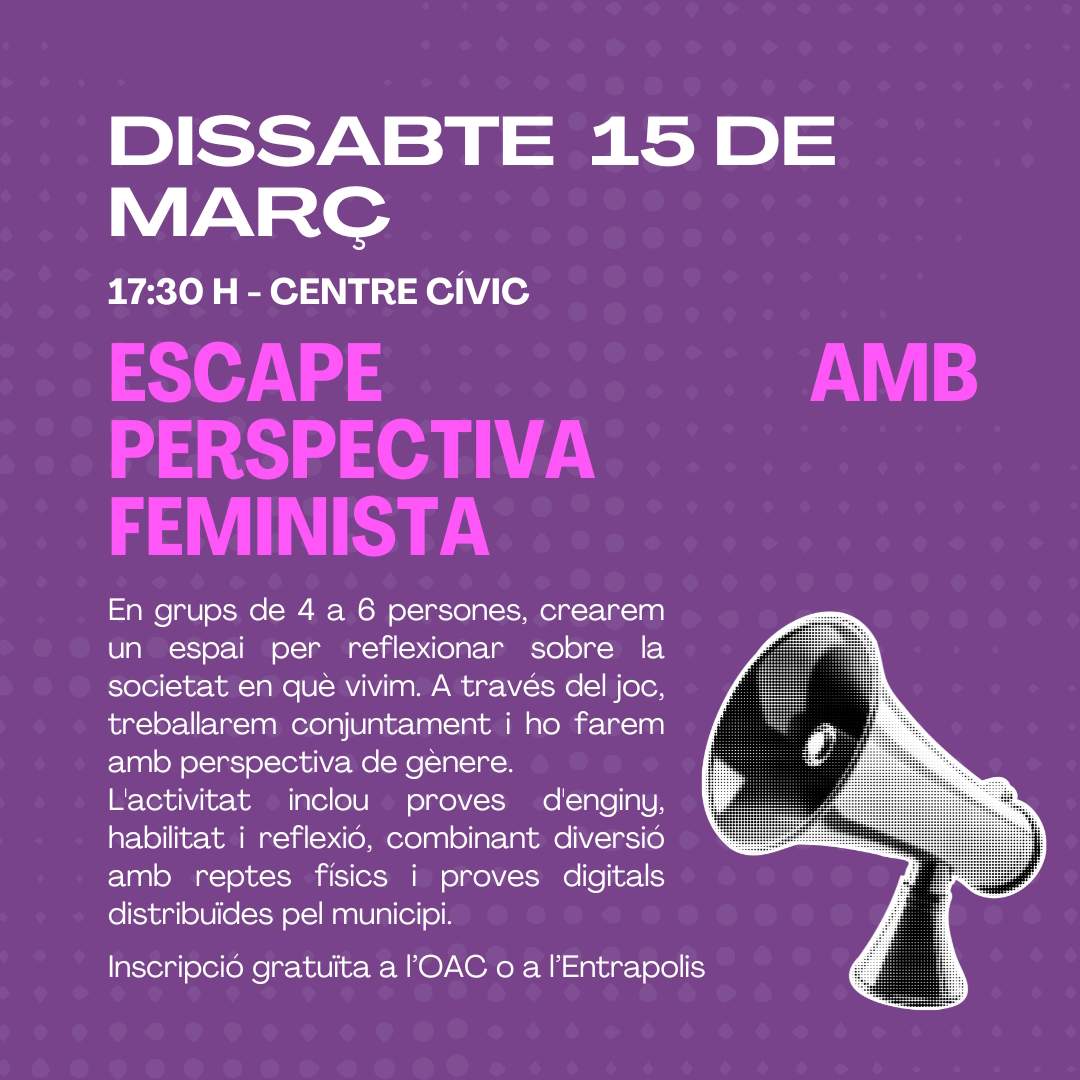 05. Escape con perspectiva feminista Activitats Pacs