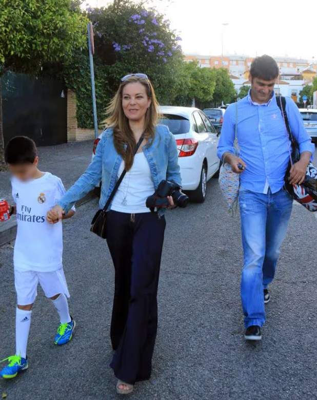 Los padres con Jesús del Real Madrid, GTRES