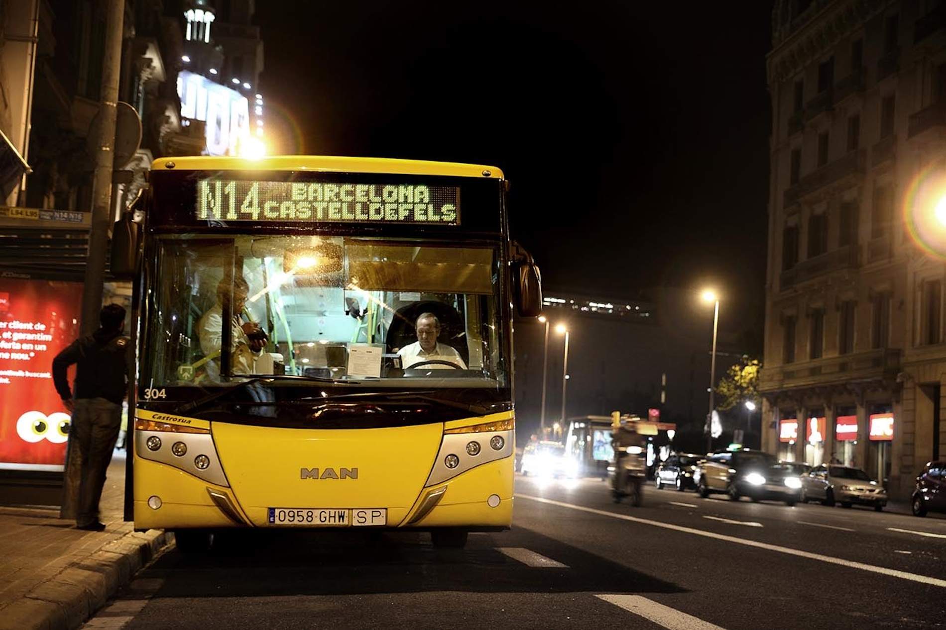 Parades “a demanda” al NitBus: es podrà demanar que s’aturi en qualsevol punt de la ruta oficial