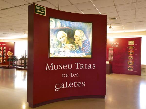 Entrada en el museo de la empresa Galetes Trias