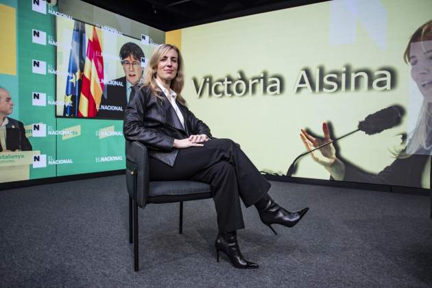 Entrevista a Victòria Alsina sobre la delegació integral de les competències d'immigració / Foto: Carlos Baglietto