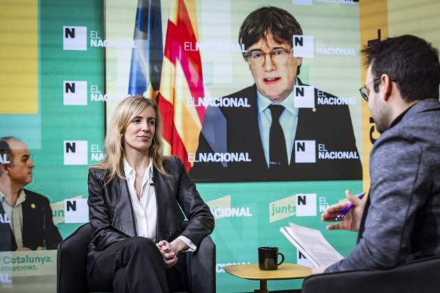  Entrevista a Victòria Alsina sobre la delegació integral de les competències d'immigració / Foto: Carlos Baglietto