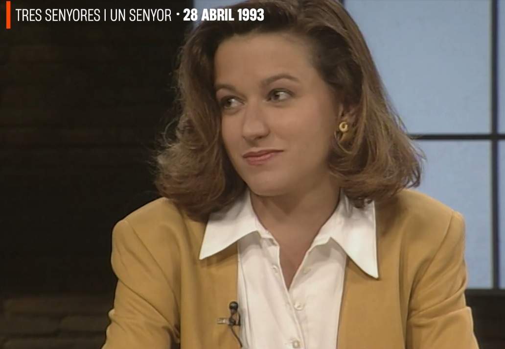 Susanna Griso a 'Tres señoras y un señor', el año 1993 TV3