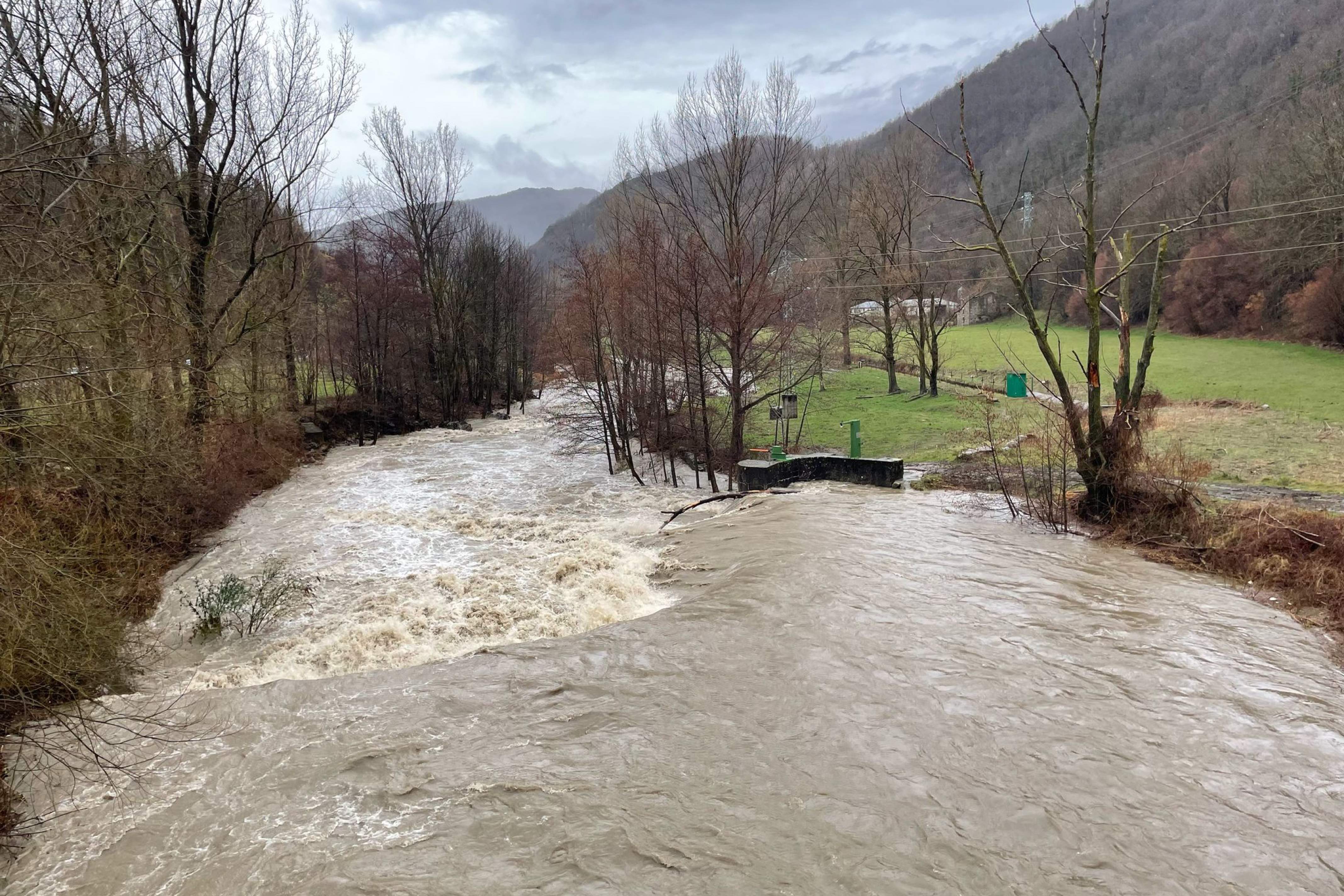 Alerta por el caudal alto de los ríos Fluvià, Ter, Freser, Tordera, Llobregat y Congost