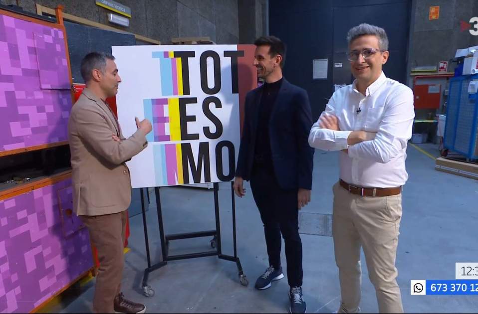 Los tres copresentadores de Todo se mueve, TV3